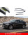Дефлекторы окон ветровики Benke для BMW X6 2014- Хром Молдинг Из Нержавеющей Стали 3D