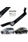 Дефлектор капота мухобойка Chevrolet Aveo T200 2002-2006 Седан / Хечбек (Євро Кріплення) Voron Glass