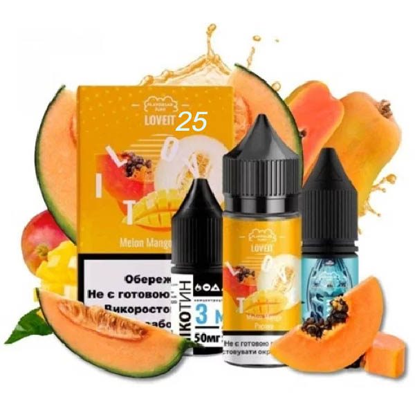 Жидкость Самозамес Flavorlab Love IT 30ml 25мг Melon Mango Papaya Дыня Манго Папайя