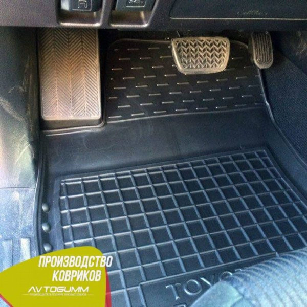 Килимок водійський гумовий Toyota Land Cruiser Prado 150 10-/13- тойота ленд крузер прадо 150 Автогум