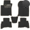 Килимки в салон EVA для Toyota Prado 150 2010-2021 (Металевий підп'ятник) Чорні-Коричневий кант 5 шт
