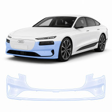 Антигравійна захисна бронеплівка за лекалами для Audi A6 e-tron C9 2024- передній бампер