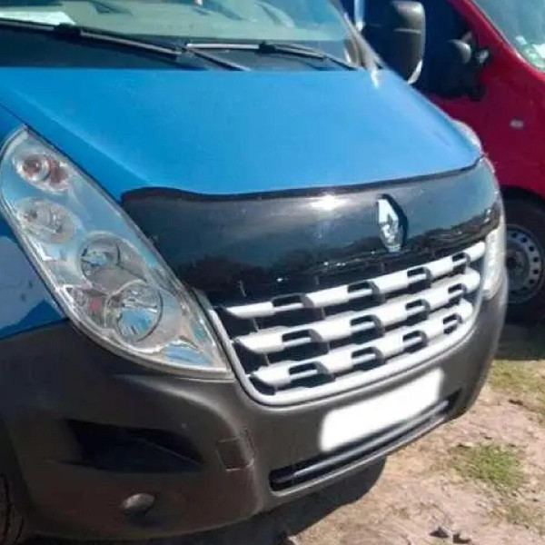 Дефлектор капоту мухобійка для Renault Master 2010- Євро Кріплення (Vip Tuning)
