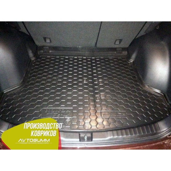 Автомобильный коврик в багажник Honda CR-V 2013- / Резиновый (Avto-Gumm)