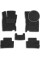 Ворсовые коврики для Nissan Qashqai 2014-2021 с подпятником Черные (Carrera)