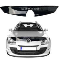 Дефлектор капота мухобойка Renault Megane III 2008-2014 Voron Glass
