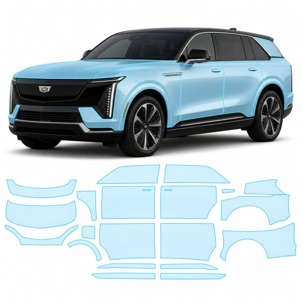 Антигравийная защитная бронепленка по лекалам для Cadillac Escalade IQ EV 2024- полный кузов