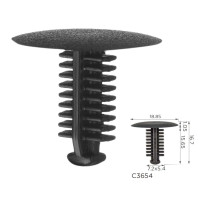 Клипса для обшивки теплошумоизоляция Hyundai, Kia (0B10268865) (C3654)