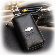 Автомобільна ключниця для ключів з логотипом Chevrolet (Тіснена кожа)