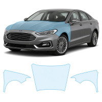 Антигравійна захисна бронеплівка за лекалами для Ford Mondeo V facelift 2019-2022 - капот і передні крила