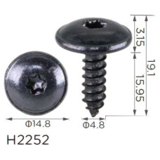 Саморез Volkswagen (N90648704) (H2252)