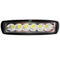 Додаткова LED фара 18W (3W*6) 10-30V 160х46х57 mm Далеке світло 1 шт