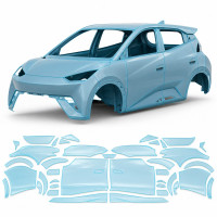 Антигравийная защитная бронепленка по лекалам для BYD Seagull (Dolphin Surf) I 2023- полный кузов