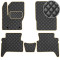 Килимки в салон для Ford C-Max 2003-2010 Екошкіра Бежеві 5 шт (Rombus)