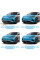 Антигравийная защитная бронепленка по лекалам для BYD Sealion 07 I 2024- передняя часть авто (капот бампер фары крылья)