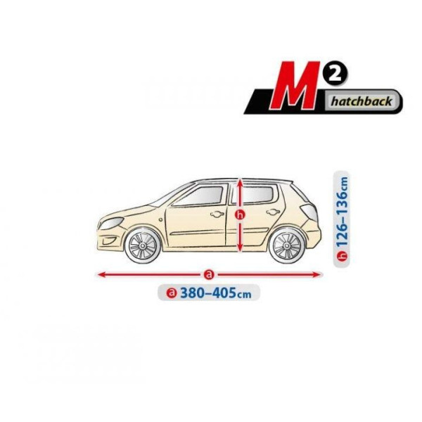 Тент автомобильный для Хечбека / Универсала Kegel-Blazusiak M1 380x136 см Optimal Garage (5-4313-241-2092)