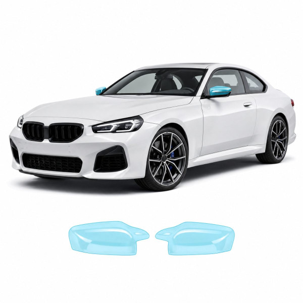 Антигравийная защитная бронепленка по лекалам для BMW 2 Series G42 2021- зеркала