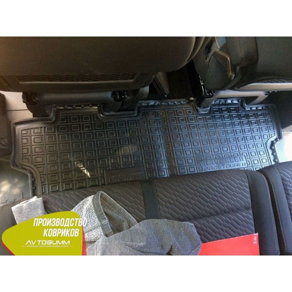 Автомобільні килимки в салон Peugeot Traveller 17-/Citroen SpaceTourer 17 " - 2-й ряд (Active/Business/L2)