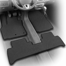 Коврики в салон EVA для Renault Scenic III 2009-2016 Полный комплект Задний раз цельный 3 шт