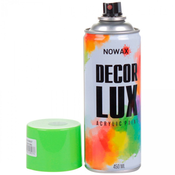 Акрилова фарба Nowax Спрей 450 мл Світло-Зелений (light green/ral6018)