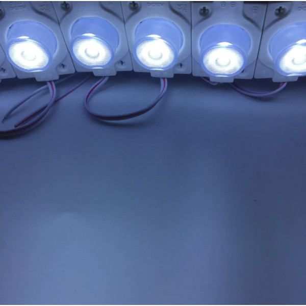 Світлодіодний модуль 12V SMD3030 1,5W 46x32 мм IP67 120lm Біле світло 1 шт
