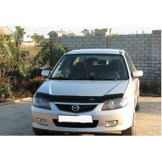 Дефлектор капоту мухобійка для Mazda 323 S/F 2000-2003