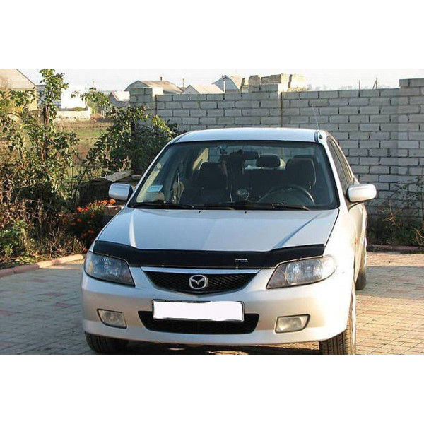 Дефлектор капоту мухобійка для Mazda 323 S/F 2000-2003