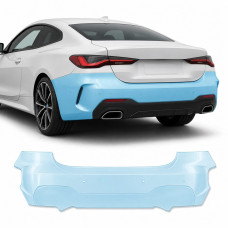 Антигравийная защитная бронепленка по лекалам для BMW 4 Series G22 facelift 2024- задний бампер