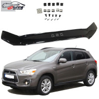 Дефлектор капота мухобойка Mitsubishi ASX 2010- Евро Крепление (Vip Tuning) MSH18
