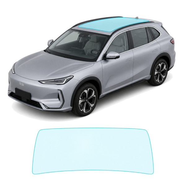 Антигравійна захисна бронеплівка за лекалами для Geely Galaxy E5 (EX5) I 2024- зона даху