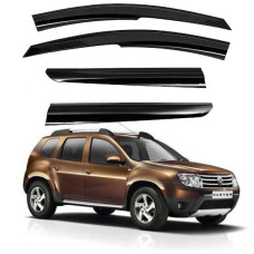 Дефлектори вікон вітровики Renault Duster 2010-2016 скотч SunPlex (SP-S-28)