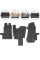 Ворсовые коврики для Ford Transit МК6 2006-2013 с подпятником 3 шт (Magnum)
