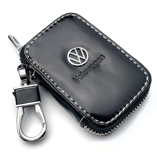 Подарунковий набір №6 для Volkswagen / Брелок і чохол для автоключів / Шкіра Наппа