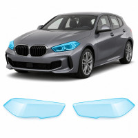 Антигравийная защитная бронепленка по лекалам для BMW 1 Series F40 2019-2024 - оптика (фары и ПТФ)