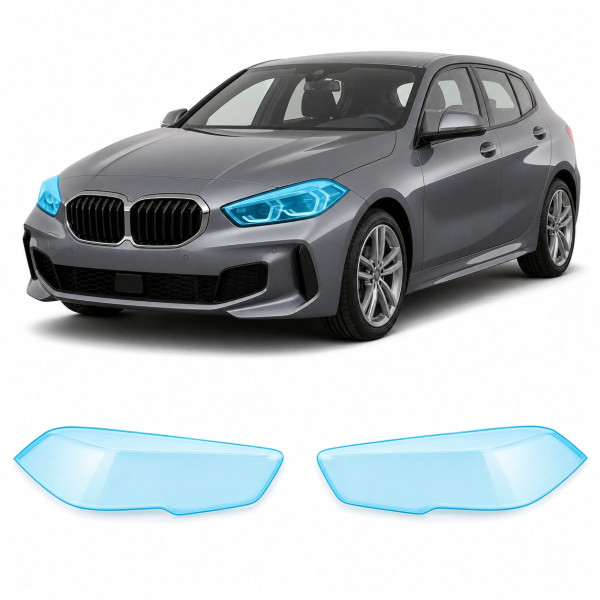 Антигравійна захисна бронеплівка за лекалами для BMW 1 Series F40 2019-2024 - оптика (фари та ПТФ)