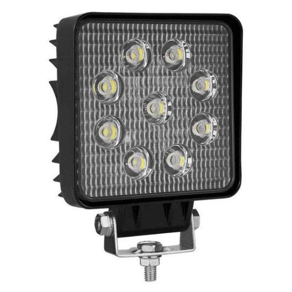 LED фара Brevia Sport Далеке світло 10-30V 27W (9x3W) 1980Lm Алюмінієвий корпус IP68 (10642QSX1)