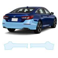 Антигравійна захисна бронеплівка за лекалами для Honda Accord X facelift 2021-2022 - задній бампер