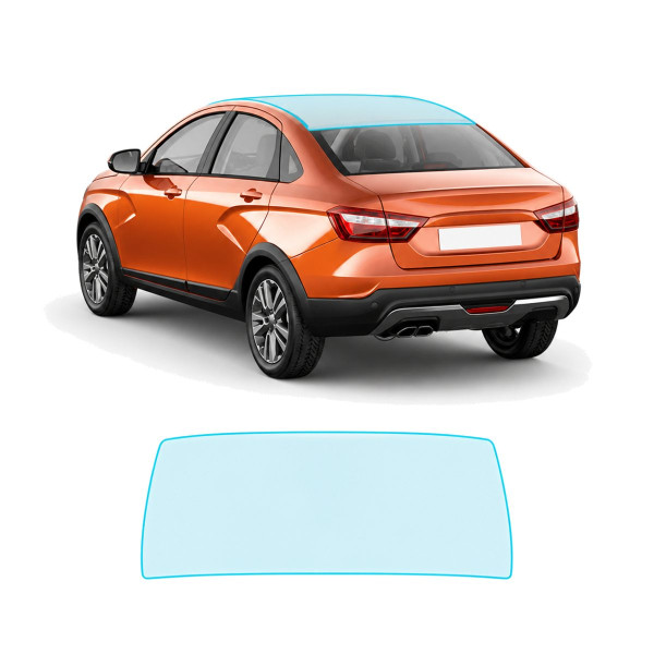 Антигравийная защитная бронепленка по лекалам для LADA Vesta Cross 2180 2018-2022 - зона крыши