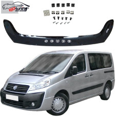 Дефлектор капота мухобойка Fiat Scudo с 2007-2015 Евро Крепление (Vip Tuning) FT16