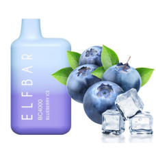 Elf Bar BC4000 POD  5% Оригінал Blueberry Ice Чорниця з льодом (Підряджається) 