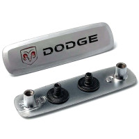 Емблема шильдик Dodge для автомобільних килимків Алюміній 1 шт