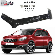 Дефлектор капота мухобойка Nissan Qashqai 2009-2014 Рестайлинг (Vip Tuning) NS34