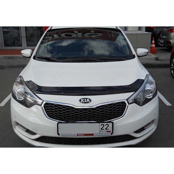 Дефлектор капота мухобойка для Kia Cerato седан 2013