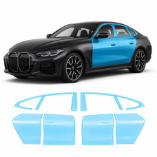 Антигравійна захисна бронеплівка за лекалами для BMW 4 Series Gran Coupe G26 2021- зони дверей і стійки вікон