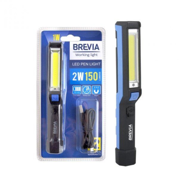 Ліхтар перенесення для СТО Brevia Led 2W COB 150 lm 900mAh (11220)