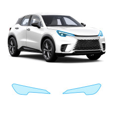 Антигравійна захисна бронеплівка за лекалами для Lexus LBX I 2023- оптика (фари та ПТФ)