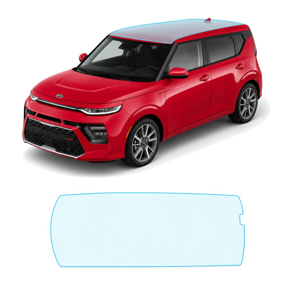 Антигравийная защитная бронепленка по лекалам для Kia Soul SK3 2019-2025 - зона крыши