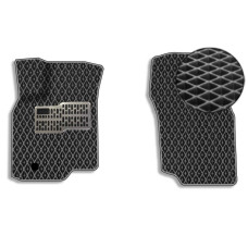 3D Килимки в салон передні EVA для Mitsubishi Lancer IX 2003-2007 з підп'ятником 2 шт