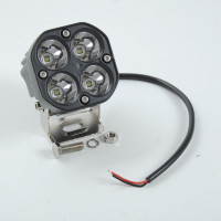 Светодиодная дополнительная LED фара 40W (10W*4) Cree диоды 10-30V 75x75x70 mm Дальний свет