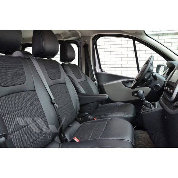 Авточехлы модельные MW Brothers для Renault Trafic III ( 1+2 ) c 2014